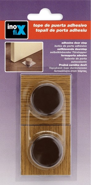 Tope adhesivo / parquet marrón
