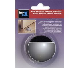 Tope adhesivo silencioso / cromado