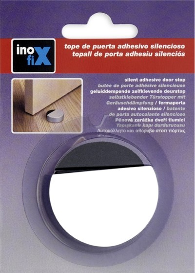 Tope adhesivo silencioso / blanco