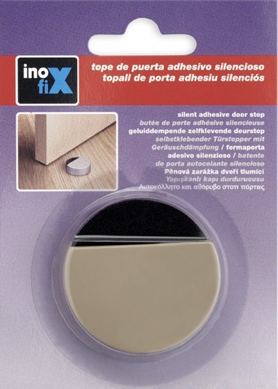 Tope adhesivo silencioso / beige