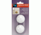 Tope adhesivo flexible / blanco