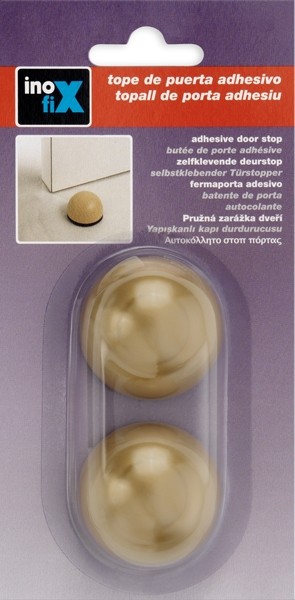 Tope adhesivo flexible / dorado-metalizado