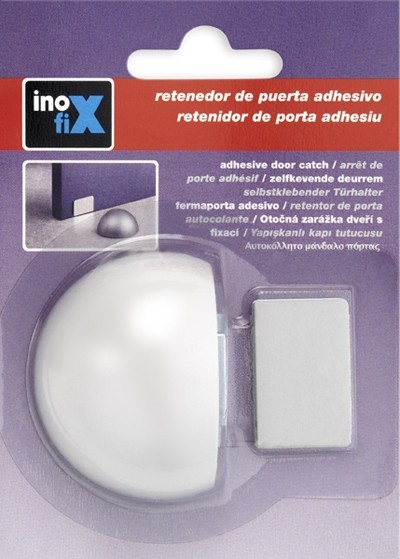 Retenedor adhesivo magnético  / blanco