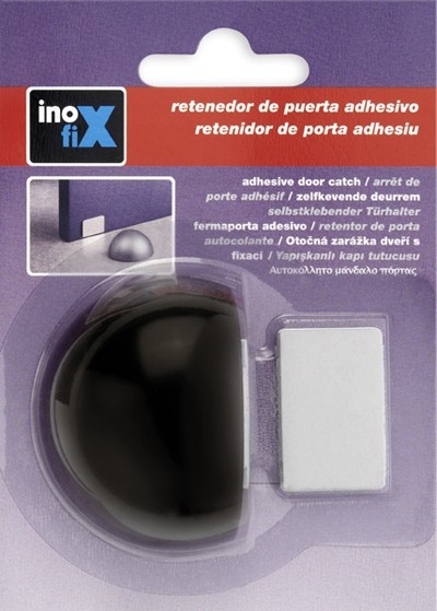 Retenedor adhesivo magnético / marrón