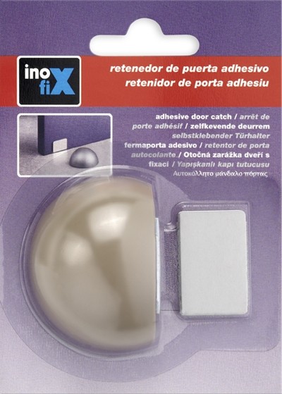 Retenedor adhesivo magnético / beige