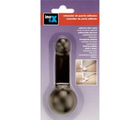 Tope retenedor giratorio adhesivo / marrón