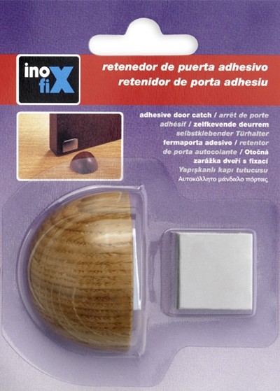 Retenedor madera magnético adhesivo / roble