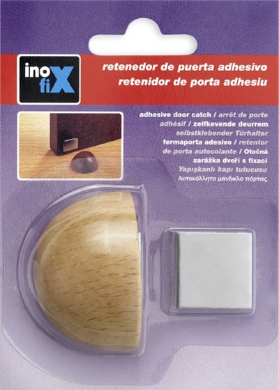 Retenedor madera magnético adhesivo / haya