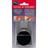 Tope adhesivo y retenedor magnético / negro mate