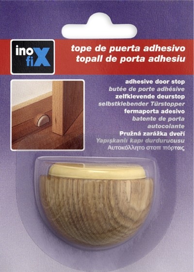 Tope madera adhesivo / roble