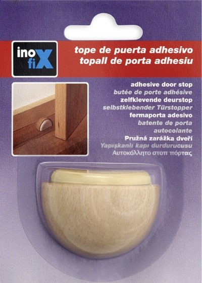 Tope madera adhesivo / haya