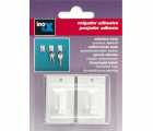Colgador adhesivo / blanco