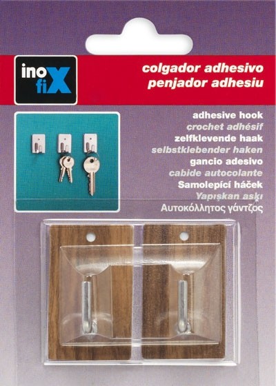 Colgador adhesivo / madera