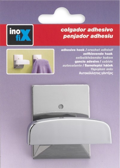 Colgador adhesivo / cromado
