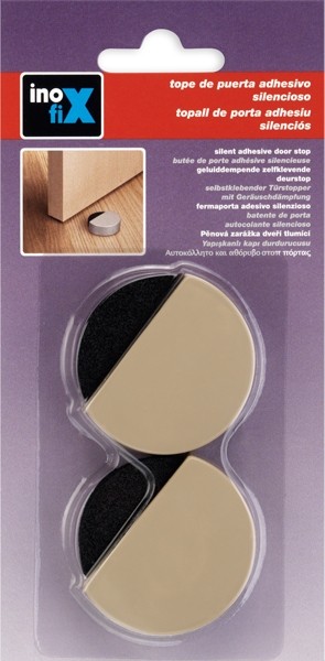 Tope adhesivo silencioso / beige