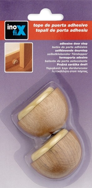 Tope adhesivo / roble