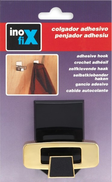Colgador adhesivo / dorado