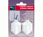 Colgador adhesivo / blanco