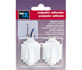 Colgador adhesivo / blanco
