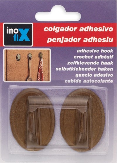 Colgador adhesivo / madera