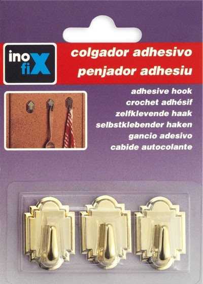 Colgador  adhesivo mini / dorado