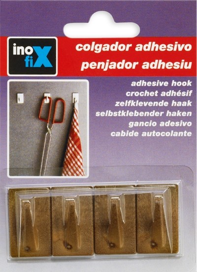 Colgador  adhesivo / madera