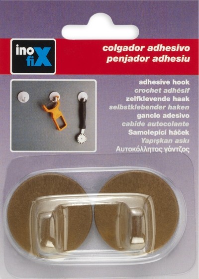 Colgador  adhesivo / madera