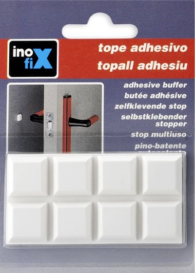 Tope multi-uso adhesivo / blanco