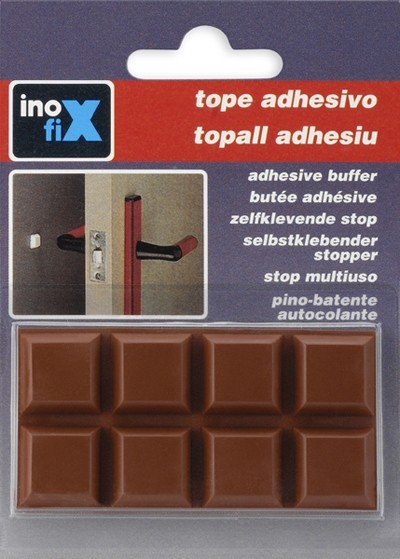 Tope multi-uso adhesivo / marrón