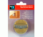 Tope de puerta metálico adhesivo / dorado