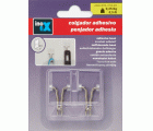 Colgador adhesivo con gancho móvil / transparente