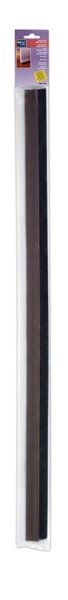 Burlete para puerta adhesivo 900 mm con cepillo / marrón