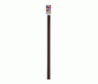 Burlete para puerta adh. 820 mm con perfil de PVC flexible / madera oscura