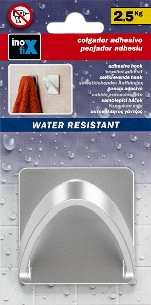 Colgador "cinta" water resistant / cromo mate