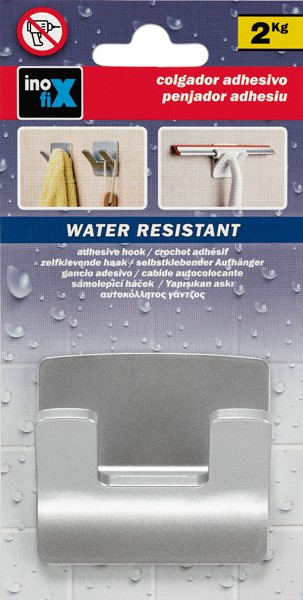 Colgador "rama doble" water resistant / cromo mate