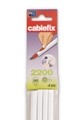 Cablefix adhesivo 5,5 x 5 mm / blanco