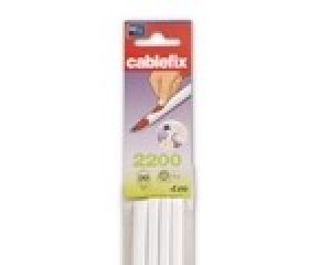 Cablefix adhesivo 5,5 x 5 mm / blanco