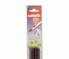 Cablefix adhesivo 5,5 x 5 mm / marrón