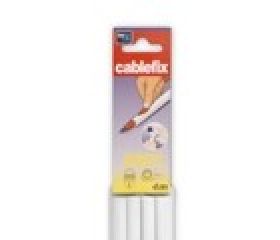 Cablefix adhesivo 8 x 7 mm / blanco