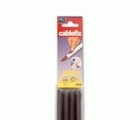 Cablefix adhesivo 8 x 7 mm / marrón