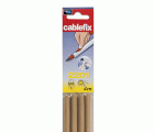 Cablefix adhesivo 8 x 7 mm / beige