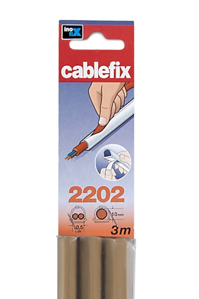 Cablefix adhesivo 10,5 x 10 mm / beige