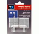 Colgador adhesivo baldosa rayada / gris