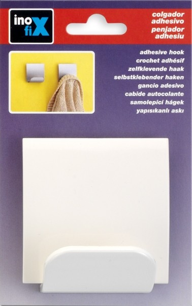 Colgador adhesivo / blanco