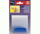 Colgador adhesivo / cromo azul