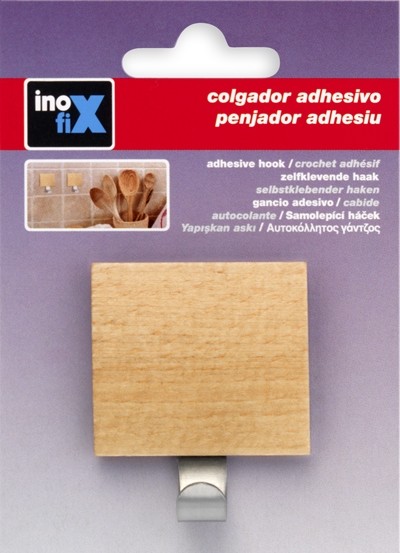 Colgador adhesivo / haya