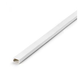 Mod.2406 Canaleta adhesiva con tapa bisagra 12x7 mm