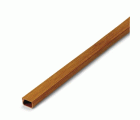 Canaleta adhesiva con tapa bisagra 12x7 mm / cerezo