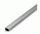 Canaleta adhesiva con tapa bisagra 16x10 mm / gris metalizado