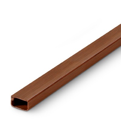 Canaleta adhesiva con tapa bisagra 21x11,5 mm / sapelly